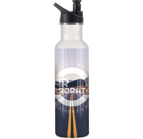 Customised Stainless Steel Miami Drink Bottles With Choice Of Lid 750 ML
